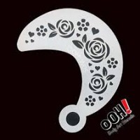 Ooh Body Art Stencil Wrap Tribal Rose (Wrap Tribal Rose w05)